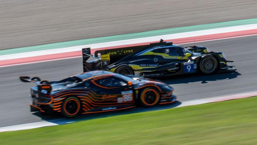 Jonas Ried (DEU), Maceo Capietto (FRA), and Matteo Cairoli (ITA) of team Iron Lynx - Proton race on an Oreca 07 - Gibson during a race of ELMS in Mugello