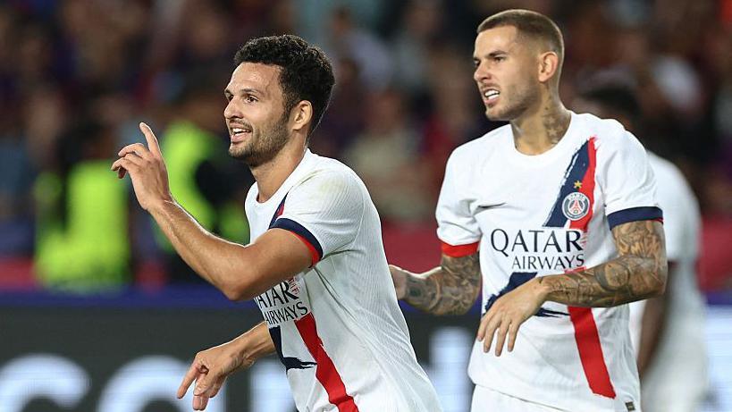 Goncalo Ramos celebrates PSG winner