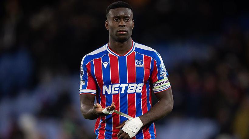 Marc Guehi in action for Crystal Palace