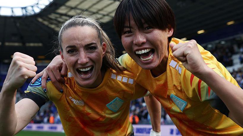 London City Lionesses celebrate