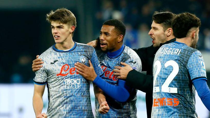 Atalanta celebrate winner