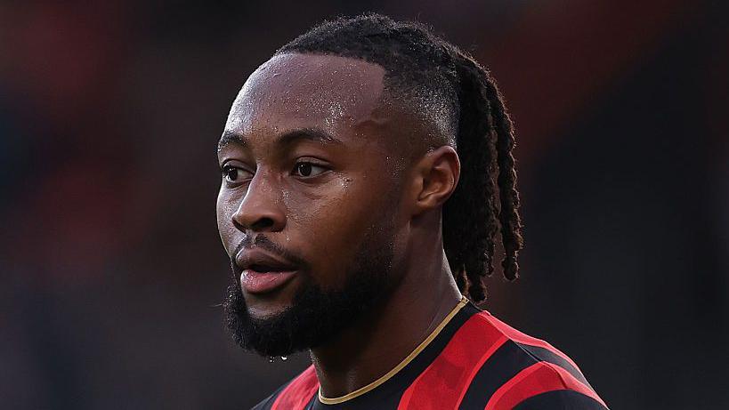 Bournemouth's Antoine Semenyo in action 