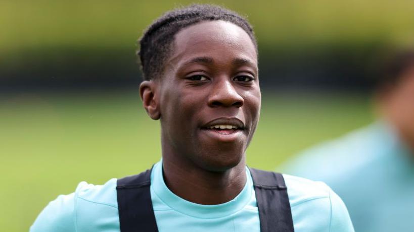 Dominic Sadi of Bournemouth during a training session at Vitality Stadium on May 01, 2024 in Bournemouth, England. 