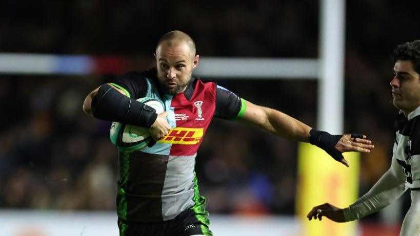 Ross Chisholm in action for Harlequins