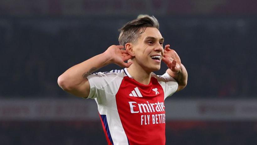 Arsenal 2-1 Tottenham: 'This is what we needed' - Leandro Trossard reacts  to win - BBC Sport
