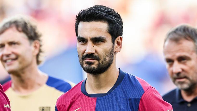 Ilkay Gundogan during a pre-season friendly for Barcelona in August 2024