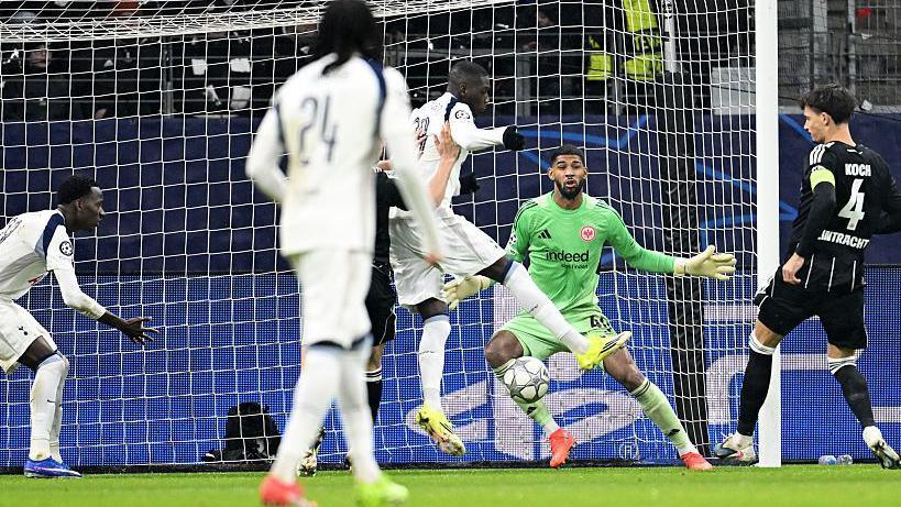 Tottenham score their first goal
