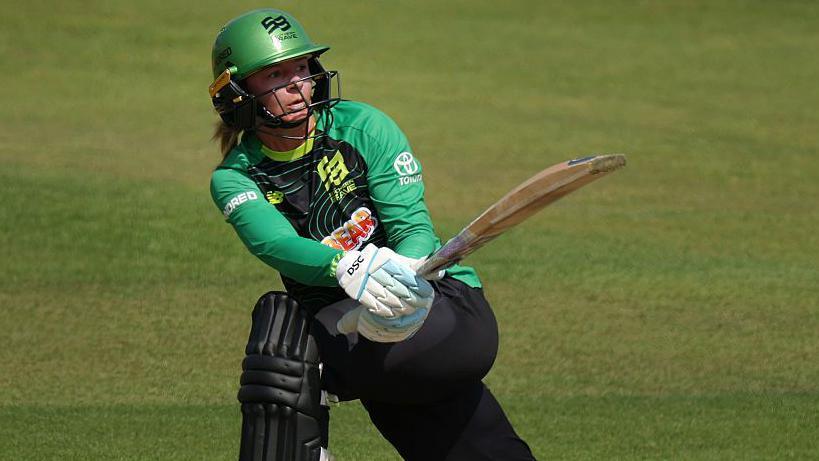Danni Wyatt-Hodge batting for Southern Brave