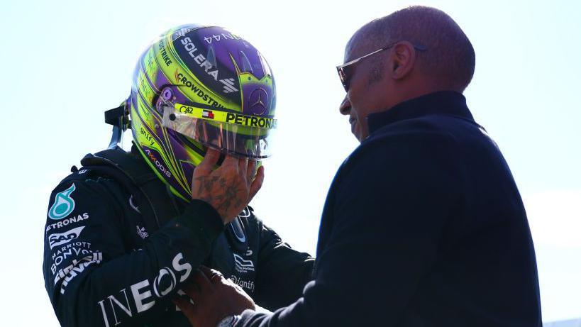 Lewis Hamilton at the British GP