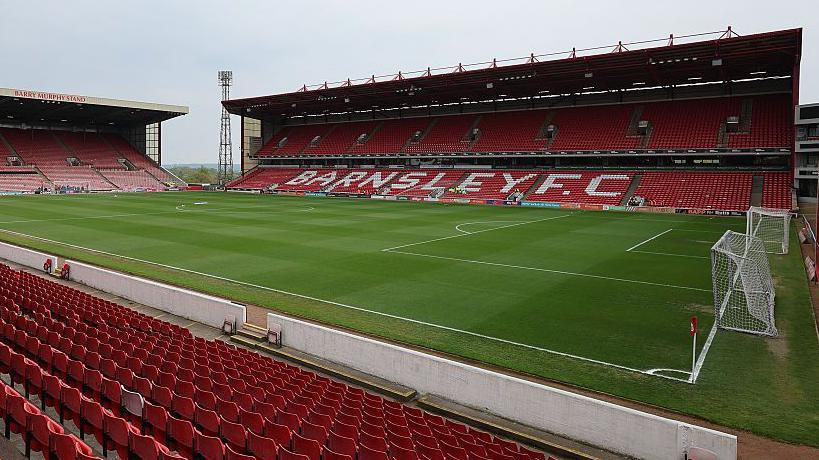 A general view of Barnsley's Oakwell home