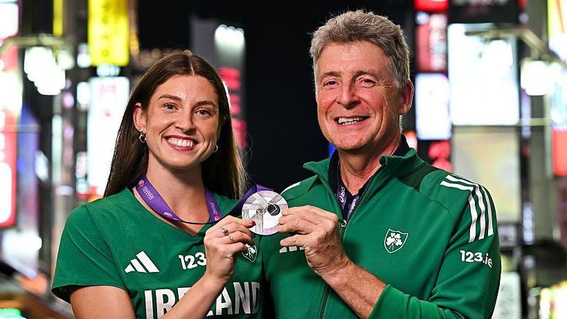 Kate and Michael O’Connor share the moment together