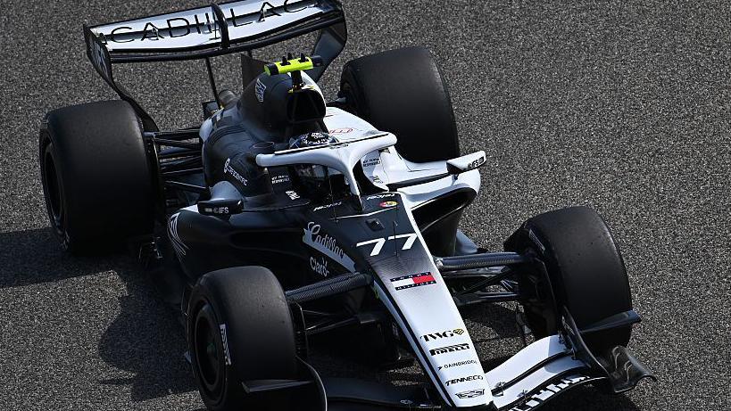 Valtteri Bottas in testing in Bahrain