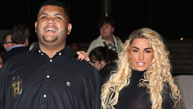 Harvey Price and Katie Price attend the National Television Awards 2022 at OVO Arena Wembley on October 13, 2022