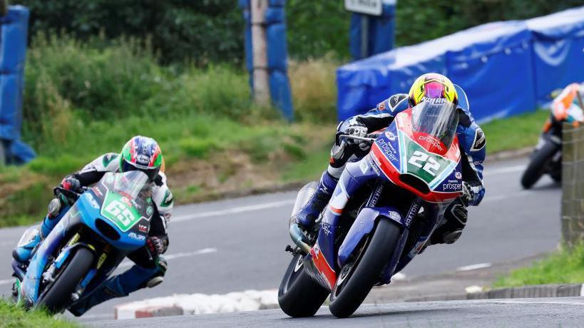 Paul Jordan led home Michael Sweeney in Friday's Supertwin race