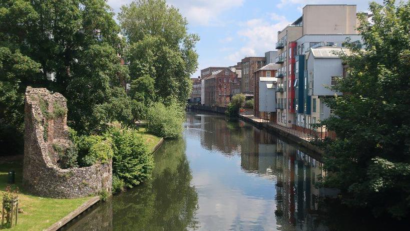 The River Wensum in Norwich.