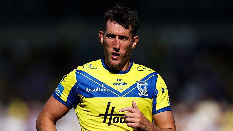 Stefan Ratchford in action for Warrington Wolves