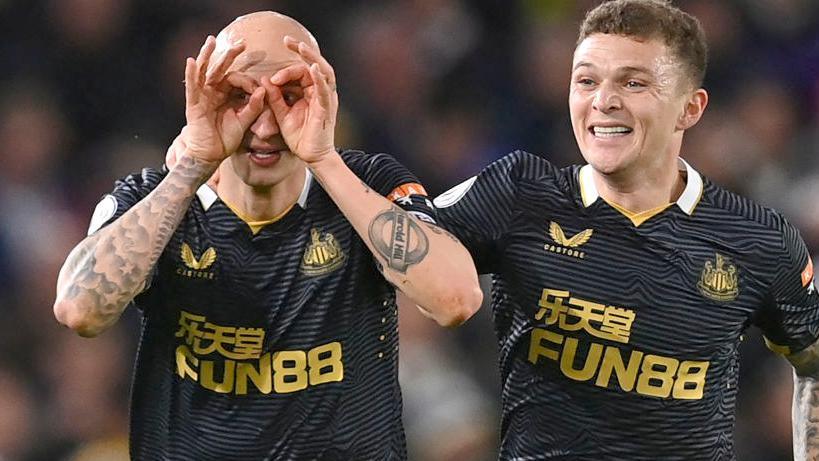 Jonjo Shelvey and Kieran Trippier