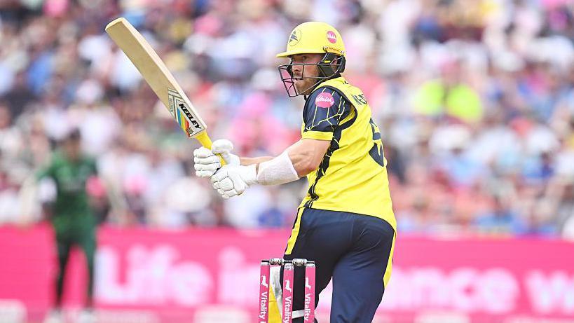 Joe Weatherley batting for Hampshire
