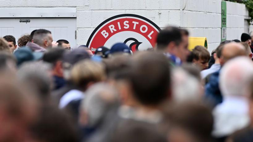 Supporters arrive at Ashton Gate prior to their Championship match against Cardiff in October.