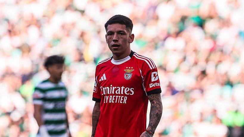 Gianluca Prestianni for Benfica