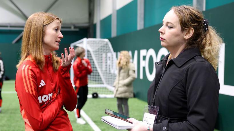 Fulham defender Becky Stormer speaks to BBC Sport's  Emma Smith about facing London City Lionesses in the FA Cup