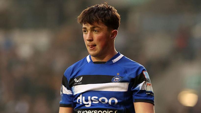 Sam Winters in action for Bath.