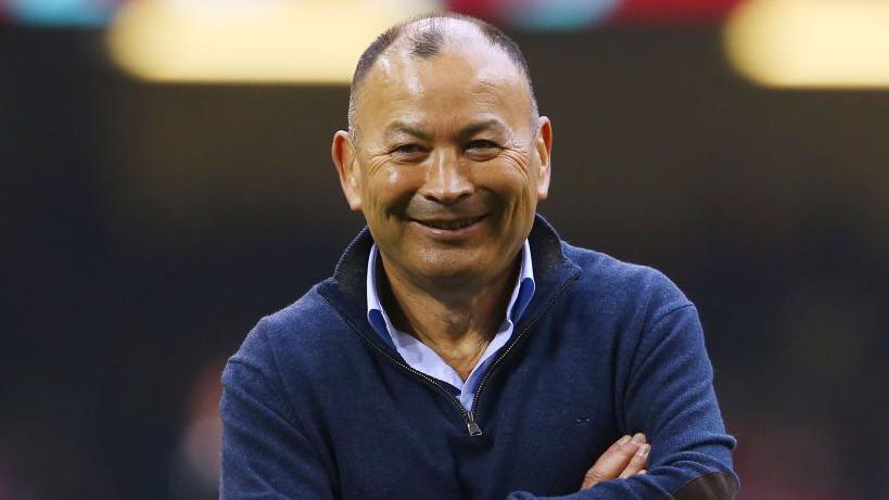 Eddie Jones smiling