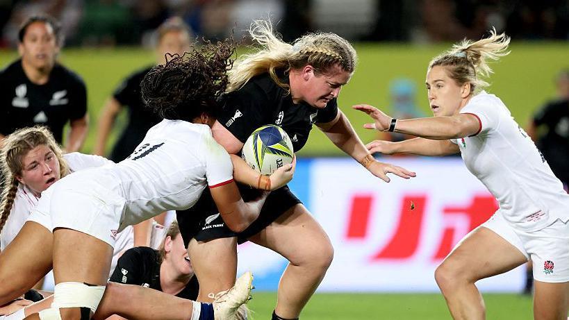 England v New Zealand in the last World Cup final in 2022