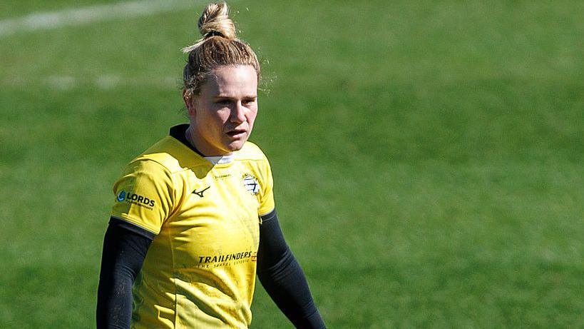  Trailfinders' Meg Jones during the Premiership Women's Rugby match between Exeter Chiefs and Ealing Trailfinders