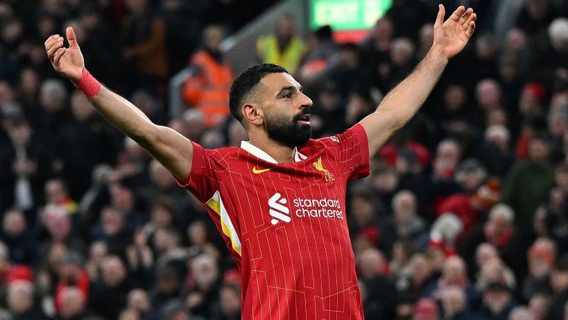 Liverpool 2-1 Brighton: Salah does it again - BBC Sport