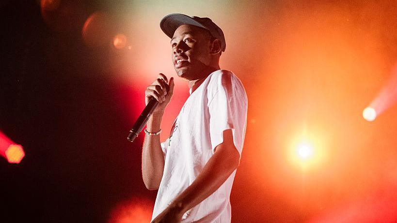 Tyler, The Creator performing at a festival in Montreal in 2015