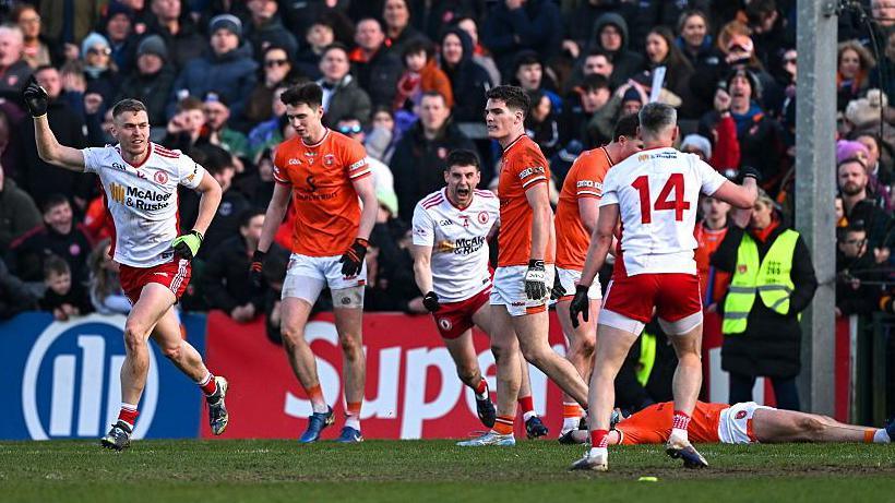 Ben McDonnell celebrates scoring a goal