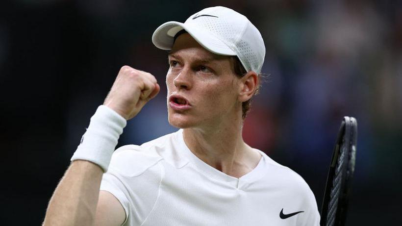 Wimbledon 2024: Jannik Sinner beats Matteo Berrettini, Carlos Alcaraz wins - BBC Sport