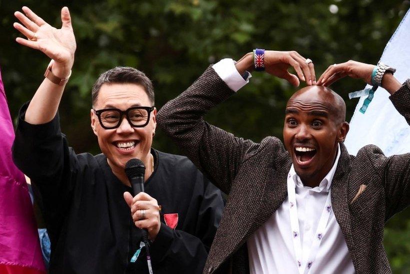 Gok Wan and Olympian Mo Farah