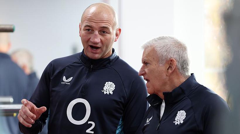 Steve Borthwick with Bill Sweeney