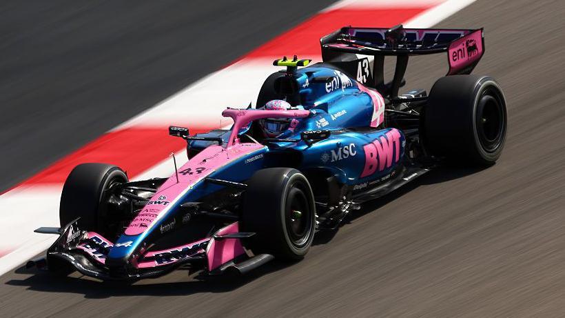 Alpine's Franco Colapinto testing in Bahrain