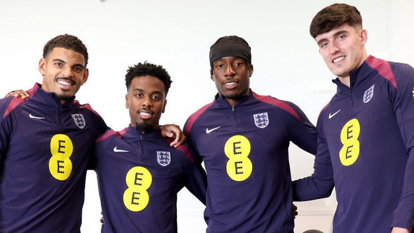 Morgan Gibbs-White, Angel Gomes, Noni Madueke and Tino Livramento