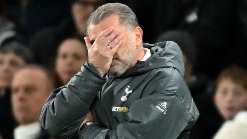 It was a tough day for Spurs coach Ange Postecoglou as they were thrashed 6-3 at home by Liverpool