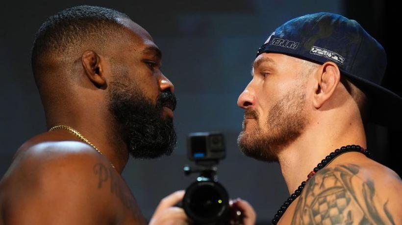 Jon Jones faces off with Stipe Miocic