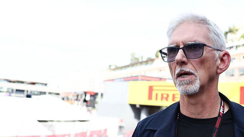 Damon Hill at Monaco this year