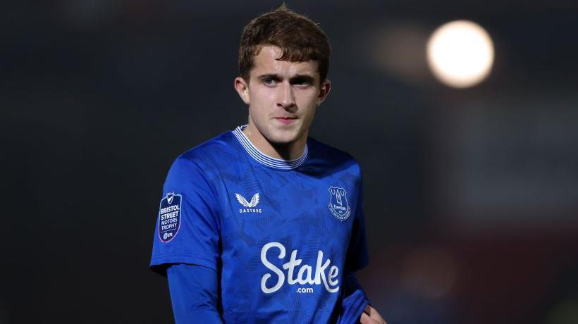 Matthew Apter in Everton colours