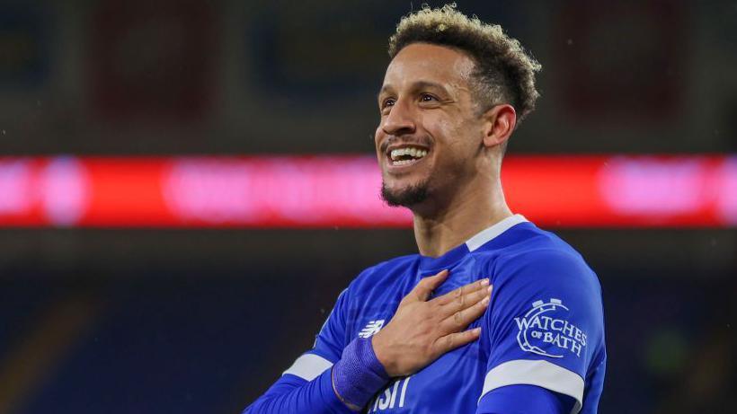 Widok z lotu ptaka na pole. Droga biegnie przez prawy górny róg.