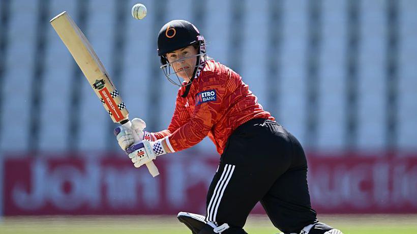 Tammy Beaumont hits out for The Blaze at Trent Bridge