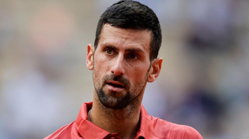 Novak Djokovic during his French Open last-16 win over Francisco Cerundolo