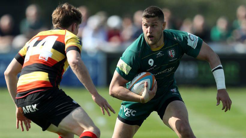 David Porecki playing for London Irish