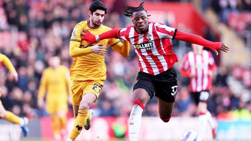 Armel Bella-Kotchap in action against Wolves last season