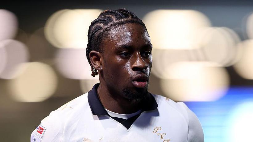 Ethon Archer in a Port Vale shirt