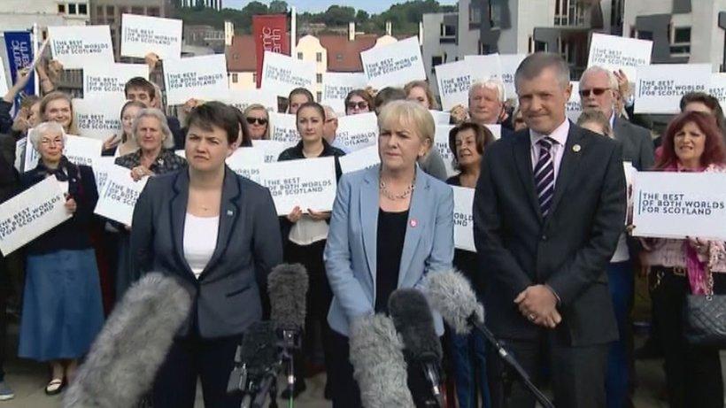 Ruth Davidson, Johann Lamont and Willie Rennie