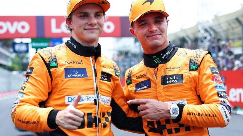 Oscar Piasri and Lando Norris