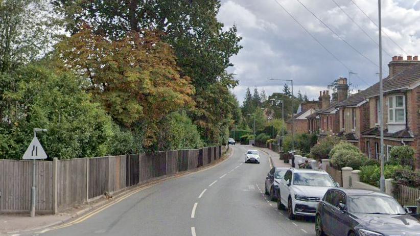 Google image of Bayhall Road in Tunbridge Wells.